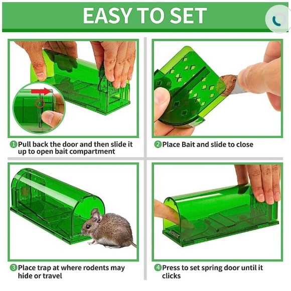 Humane Mouse Trap ~ Catch and Release ~ Alive Mouse Trap ~ No Kill Trap - Picture 4 of 10